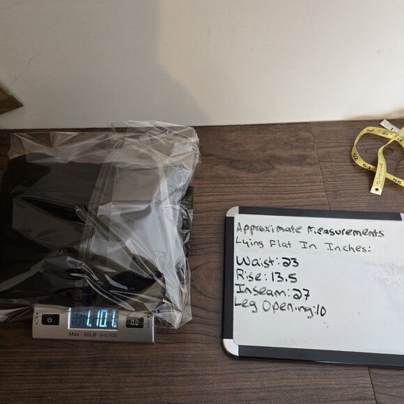 Bar III Ponte Knit Pants Women Plus Size 24W Black Stretch 46X27 Straight Leg - Picture 13 of 13